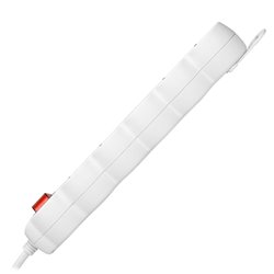 PRZEDŁUŻACZ 5-KROTNY 2P+Z (SCHUKO), Z WYŁĄCZNIKIEM, 3M H05VV-F 3X1,0MM2, IMAX10A, BIAŁY ORNO PRZEDŁUŻACZ 5-KROTNY 2P+Z (SCHUKO), Z WYŁĄCZNIKIEM, 3M H05VV-F 3X1,0MM2, IMAX10A, BIAŁY ORNO
