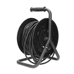 PRZEDŁUŻACZ BĘBNOWY, 4 GNIAZDA 2P+Z (SCHUKO), KABEL PVC H05VV-F 3X1,5MM2, DŁUGOŚĆ - 25M, STAŁE GNIAZDA, TERMIK, PRZESŁONY TORÓW PRZEDŁUŻACZ BĘBNOWY, 4 GNIAZDA 2P+Z (SCHUKO), KABEL PVC H05VV-F 3X1,5MM2, DŁUGOŚĆ - 25M, STAŁE GNIAZDA, TERMIK, PRZESŁONY TORÓW