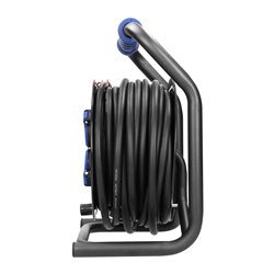 PRZEDŁUŻACZ BĘBNOWY PROFESJONALNY IP44, 4 GNIAZDA 2P+Z, KABEL GUMOWY OLEJOODPORNY, H07RN-F 3X2,5MM2, DŁUGOŚĆ 20M, UNIKATOWY STOJ PRZEDŁUŻACZ BĘBNOWY PROFESJONALNY IP44, 4 GNIAZDA 2P+Z, KABEL GUMOWY OLEJOODPORNY, H07RN-F 3X2,5MM2, DŁUGOŚĆ 20M, UNIKATOWY STOJ