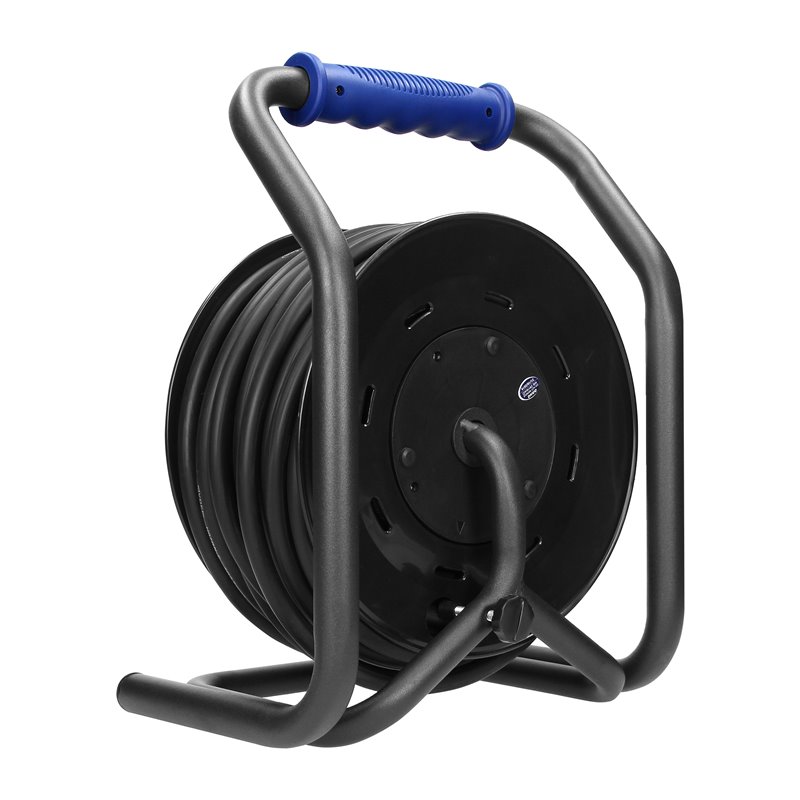 PRZEDŁUŻACZ BĘBNOWY PROFESJONALNY IP44, 4 GNIAZDA 2P+Z, KABEL GUMOWY OLEJOODPORNY, H07RN-F 3X2,5MM2, DŁUGOŚĆ 20M, UNIKATOWY STOJ PRZEDŁUŻACZ BĘBNOWY PROFESJONALNY IP44, 4 GNIAZDA 2P+Z, KABEL GUMOWY OLEJOODPORNY, H07RN-F 3X2,5MM2, DŁUGOŚĆ 20M, UNIKATOWY STOJ