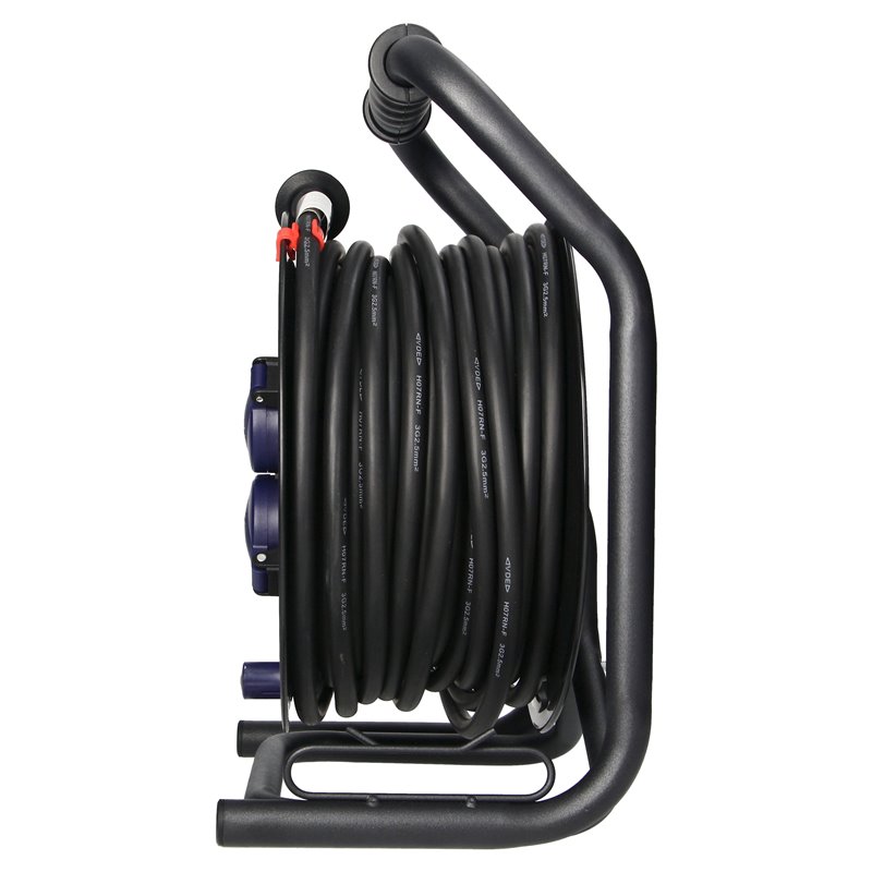 PRZEDŁUŻACZ BĘBNOWY PROFESJONALNY IP44, 4 GNIAZDA 2P+Z (SCHUKO), KABEL GUMOWY OLEJOODPORNY, H07RN-F 3X2,5MM2, DŁUGOŚĆ 30M, UNIKA PRZEDŁUŻACZ BĘBNOWY PROFESJONALNY IP44, 4 GNIAZDA 2P+Z (SCHUKO), KABEL GUMOWY OLEJOODPORNY, H07RN-F 3X2,5MM2, DŁUGOŚĆ 30M, UNIKA