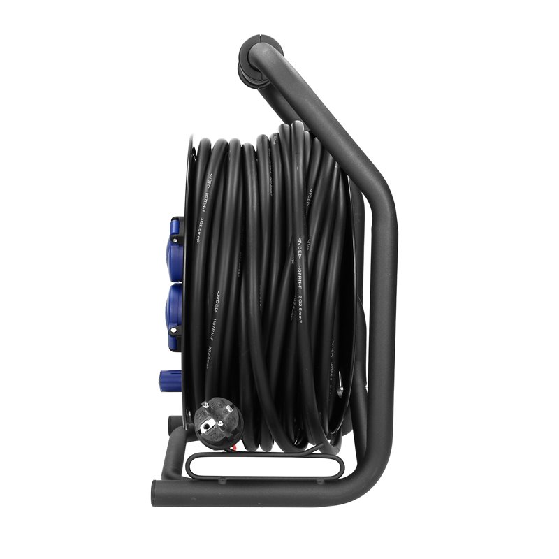 PRZEDŁUŻACZ BĘBNOWY PROFESJONALNY IP44, 4 GNIAZDA 2P+Z (SCHUKO), KABEL GUMOWY OLEJOODPORNY, H07RN-F 3X2,5MM2, DŁUGOŚĆ 40M, UNIKA PRZEDŁUŻACZ BĘBNOWY PROFESJONALNY IP44, 4 GNIAZDA 2P+Z (SCHUKO), KABEL GUMOWY OLEJOODPORNY, H07RN-F 3X2,5MM2, DŁUGOŚĆ 40M, UNIKA