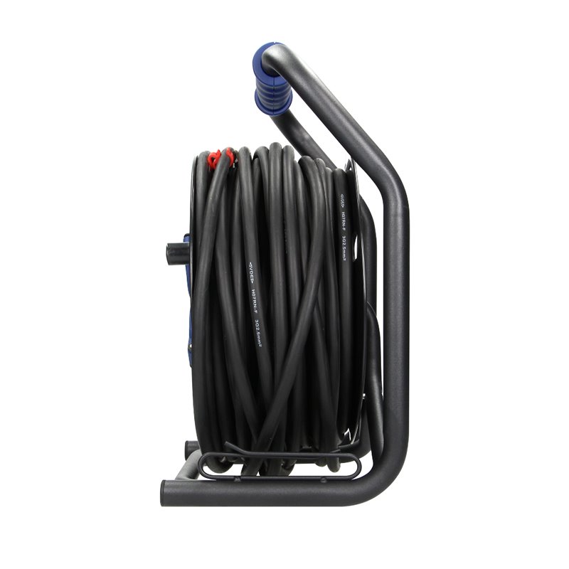 PRZEDŁUŻACZ BĘBNOWY PROFESJONALNY IP44, 4 GNIAZDA 2P+Z, KABEL GUMOWY OLEJOODPORNY, H07RN-F 3X2,5MM2, DŁUGOŚĆ - 40M, UNIKATOWY ST PRZEDŁUŻACZ BĘBNOWY PROFESJONALNY IP44, 4 GNIAZDA 2P+Z, KABEL GUMOWY OLEJOODPORNY, H07RN-F 3X2,5MM2, DŁUGOŚĆ - 40M, UNIKATOWY ST
