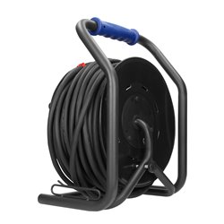 PRZEDŁUŻACZ BĘBNOWY PROFESJONALNY IP44, 4 GNIAZDA 2P+Z, KABEL GUMOWY OLEJOODPORNY, H07RN-F 3X2,5MM2, DŁUGOŚĆ - 40M, UNIKATOWY ST PRZEDŁUŻACZ BĘBNOWY PROFESJONALNY IP44, 4 GNIAZDA 2P+Z, KABEL GUMOWY OLEJOODPORNY, H07RN-F 3X2,5MM2, DŁUGOŚĆ - 40M, UNIKATOWY ST