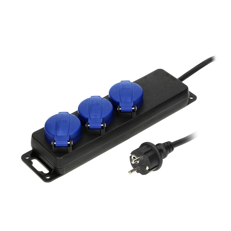 PRZEDŁUŻACZ WARSZTATOWY BRYZGOSZCZELNY IP44, 3 GNIAZDA 2P+Z (SCHUKO) IP44, PRZEWÓD GUMOWY, H05RR-F 3X1,5MM2, DŁUGOŚĆ 3M ORNO PRZEDŁUŻACZ WARSZTATOWY BRYZGOSZCZELNY IP44, 3 GNIAZDA 2P+Z (SCHUKO) IP44, PRZEWÓD GUMOWY, H05RR-F 3X1,5MM2, DŁUGOŚĆ 3M ORNO