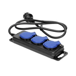 PRZEDŁUŻACZ WARSZTATOWY BRYZGOSZCZELNY IP44, 3 GNIAZDA 2P+Z IP44, PRZEWÓD GUMOWY, H05RR-F 3X1,5MM2, DŁUGOŚĆ 3M ORNO PRZEDŁUŻACZ WARSZTATOWY BRYZGOSZCZELNY IP44, 3 GNIAZDA 2P+Z IP44, PRZEWÓD GUMOWY, H05RR-F 3X1,5MM2, DŁUGOŚĆ 3M ORNO