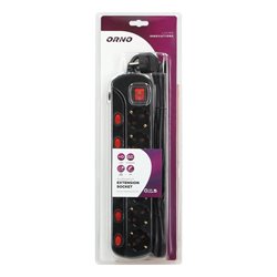 LISTWA ZASILAJĄCA "MULTISWITCH", 6 GNIAZD 2P+Z (SCHUKO), KABEL 3X1,0MM2, DŁUGOŚĆ 1,5M. WYŁĄCZNIK TERMICZNY. 10A/230 VAC, CZARNY LISTWA ZASILAJĄCA "MULTISWITCH", 6 GNIAZD 2P+Z (SCHUKO), KABEL 3X1,0MM2, DŁUGOŚĆ 1,5M. WYŁĄCZNIK TERMICZNY. 10A/230 VAC, CZARNY