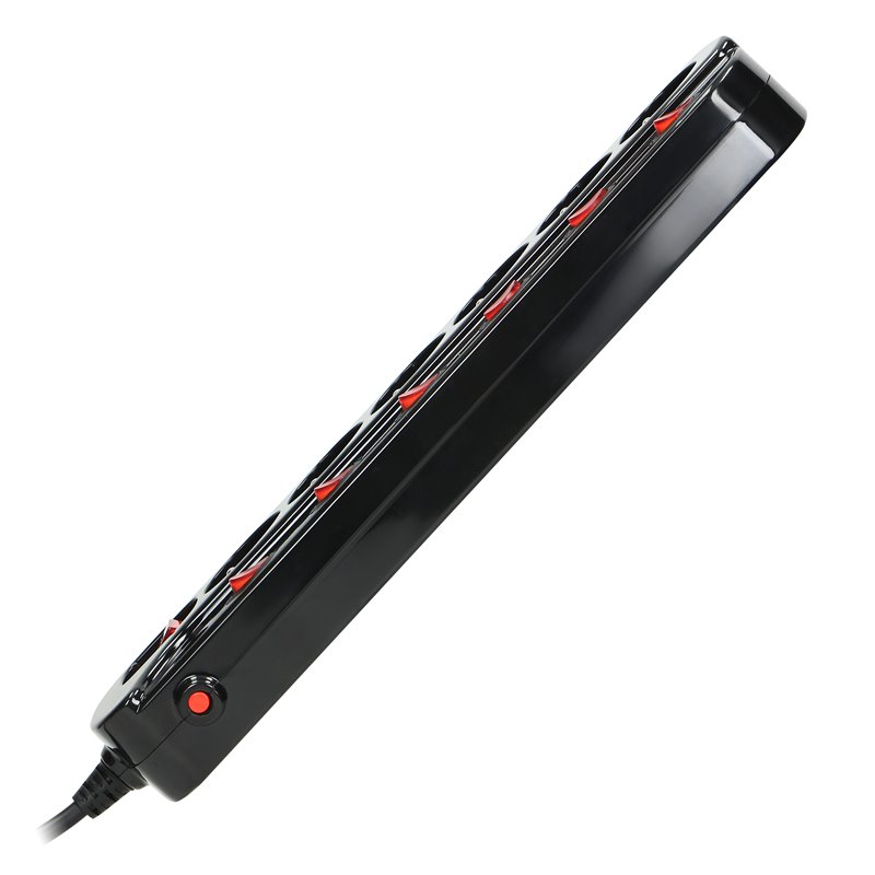 LISTWA ZASILAJĄCA "MULTISWITCH", 6 GNIAZD 2P+Z, KABEL 3X1,0MM2, DŁUGOŚĆ 1,5M. WYŁĄCZNIK TERMICZNY. 10A/230 VAC, CZARNY ORNO LISTWA ZASILAJĄCA "MULTISWITCH", 6 GNIAZD 2P+Z, KABEL 3X1,0MM2, DŁUGOŚĆ 1,5M. WYŁĄCZNIK TERMICZNY. 10A/230 VAC, CZARNY ORNO