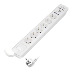 LISTWA PRZECIWPRZEPIĘCIOWA, 6 GNIAZD 2P+Z (SCHUKO), KABEL 3X1,5MM2, DŁUGOŚĆ 3M, Z WYŁĄCZNIKIEM PODŚWIETLANYM DWUTOROWYM. 16A/230 LISTWA PRZECIWPRZEPIĘCIOWA, 6 GNIAZD 2P+Z (SCHUKO), KABEL 3X1,5MM2, DŁUGOŚĆ 3M, Z WYŁĄCZNIKIEM PODŚWIETLANYM DWUTOROWYM. 16A/230