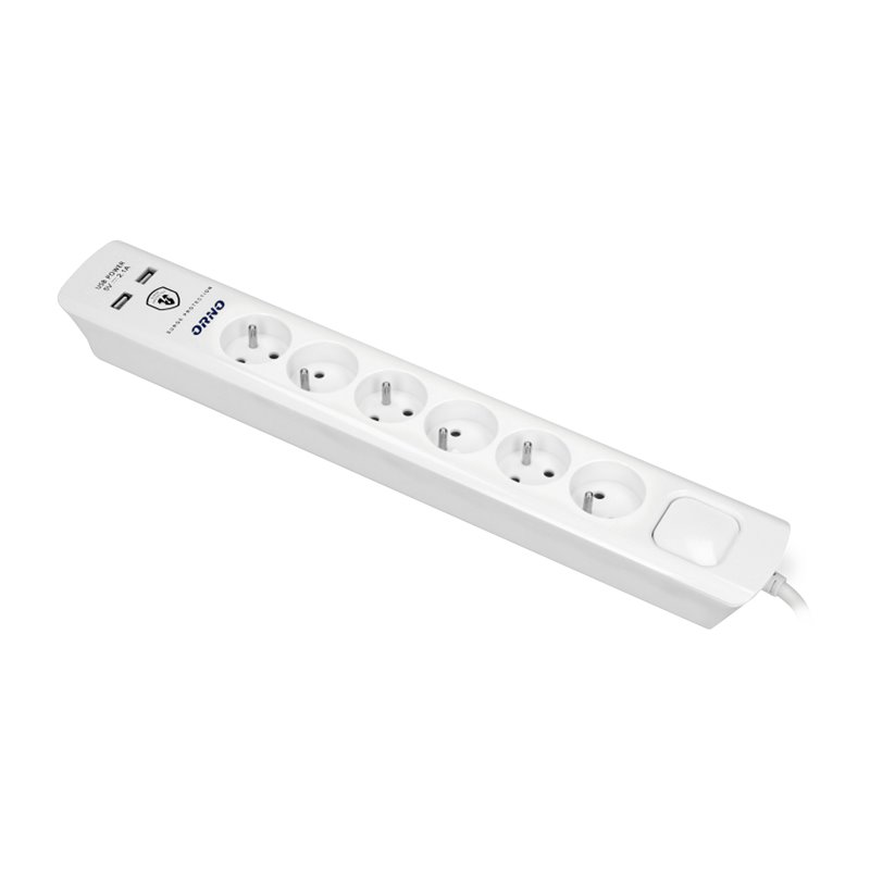 LISTWA PRZECIWPRZEPIĘCIOWA, 6 GNIAZD 2P+Z, KABEL 3X1,0MM2, DŁUGOŚĆ 3M, Z WYŁĄCZNIKIEM PODŚWIETLANYM DWUTOROWYM. 10A/230 VAC, OCH LISTWA PRZECIWPRZEPIĘCIOWA, 6 GNIAZD 2P+Z, KABEL 3X1,0MM2, DŁUGOŚĆ 3M, Z WYŁĄCZNIKIEM PODŚWIETLANYM DWUTOROWYM. 10A/230 VAC, OCH