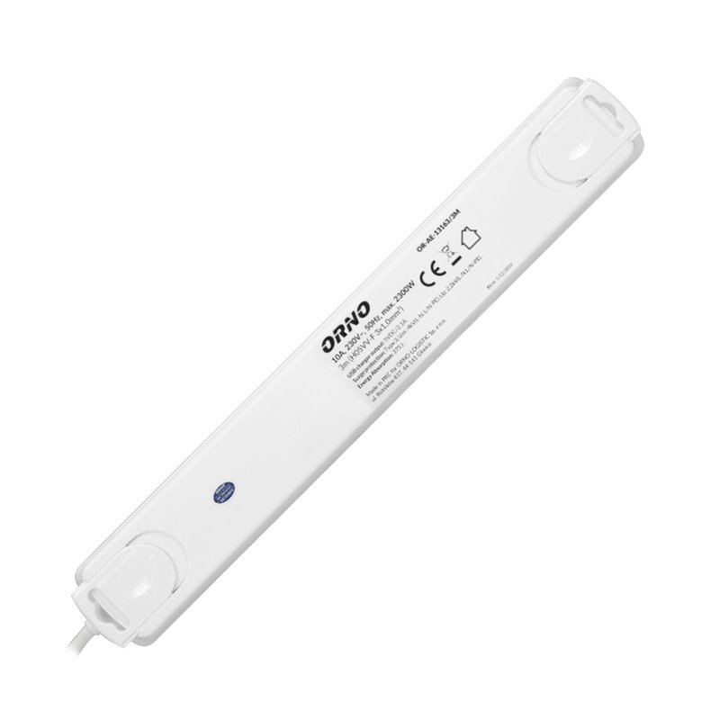 LISTWA PRZECIWPRZEPIĘCIOWA, 6 GNIAZD 2P+Z, KABEL 3X1,0MM2, DŁUGOŚĆ 3M, Z WYŁĄCZNIKIEM PODŚWIETLANYM DWUTOROWYM. 10A/230 VAC, OCH LISTWA PRZECIWPRZEPIĘCIOWA, 6 GNIAZD 2P+Z, KABEL 3X1,0MM2, DŁUGOŚĆ 3M, Z WYŁĄCZNIKIEM PODŚWIETLANYM DWUTOROWYM. 10A/230 VAC, OCH