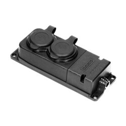 ROZGAŁĘŹNIK BRYZGOSZCZELNY I ODPORNY NA UDERZENIA, IP44, 2 GNIAZDA 2P+Z, 16A, 230V AC, GUMOWY, UNIEPALNIONY, WERSJA SCHUKO ORNO ROZGAŁĘŹNIK BRYZGOSZCZELNY I ODPORNY NA UDERZENIA, IP44, 2 GNIAZDA 2P+Z, 16A, 230V AC, GUMOWY, UNIEPALNIONY, WERSJA SCHUKO ORNO