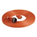 PRZEDŁUŻACZ OGRODOWY POMARAŃCZOWY ZALEWANY, 1X2P+Z (SCHUKO) 30M, H03VV-F 3X1,0MM2, 230VAC/10A, PRODUKT POLSKI ORNO PRZEDŁUŻACZ OGRODOWY POMARAŃCZOWY ZALEWANY, 1X2P+Z (SCHUKO) 30M, H03VV-F 3X1,0MM2, 230VAC/10A, PRODUKT POLSKI ORNO