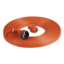 PRZEDŁUŻACZ OGRODOWY POMARAŃCZOWY ZALEWANY, 1X2P+Z (SCHUKO) 30M, H03VV-F 3X1,0MM2, 230VAC/10A, PRODUKT POLSKI ORNO PRZEDŁUŻACZ OGRODOWY POMARAŃCZOWY ZALEWANY, 1X2P+Z (SCHUKO) 30M, H03VV-F 3X1,0MM2, 230VAC/10A, PRODUKT POLSKI ORNO
