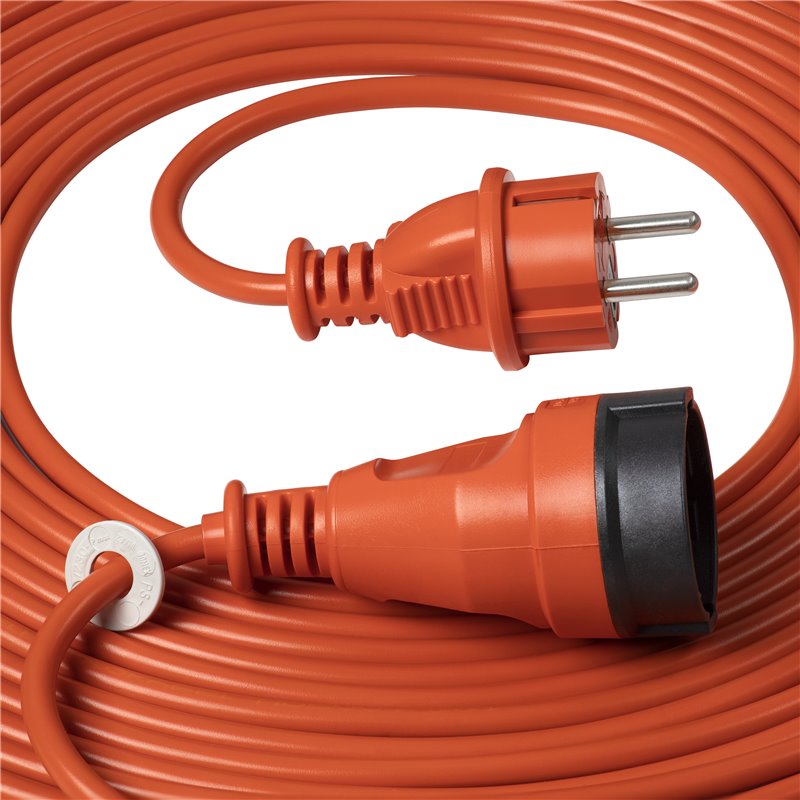 PRZEDŁUŻACZ OGRODOWY POMARAŃCZOWY ZALEWANY, 1X2P+Z (SCHUKO) 30M, H03VV-F 3X1,0MM2, 230VAC/10A, PRODUKT POLSKI ORNO PRZEDŁUŻACZ OGRODOWY POMARAŃCZOWY ZALEWANY, 1X2P+Z (SCHUKO) 30M, H03VV-F 3X1,0MM2, 230VAC/10A, PRODUKT POLSKI ORNO