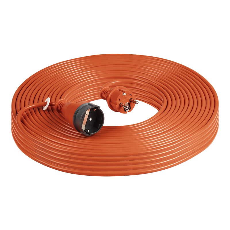 PRZEDŁUŻACZ OGRODOWY POMARAŃCZOWY ZALEWANY, 1X2P+Z (SCHUKO) 50M, H03VV-F 3X1,0MM2, 230VAC/10A, PRODUKT POLSKI ORNO PRZEDŁUŻACZ OGRODOWY POMARAŃCZOWY ZALEWANY, 1X2P+Z (SCHUKO) 50M, H03VV-F 3X1,0MM2, 230VAC/10A, PRODUKT POLSKI ORNO
