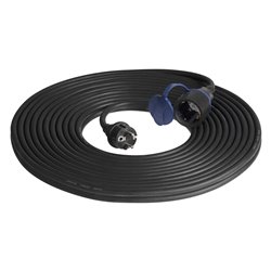 PRZEDŁUŻACZ WARSZTATOWY BRYZGOSZCZELNY IP44, 1X2P+Z (SCHUKO) 20M, KABEL GUMOWY OLEJOODPORNY H07RN-F 3X1,5MM2, 230VAC/16A ORNO PRZEDŁUŻACZ WARSZTATOWY BRYZGOSZCZELNY IP44, 1X2P+Z (SCHUKO) 20M, KABEL GUMOWY OLEJOODPORNY H07RN-F 3X1,5MM2, 230VAC/16A ORNO