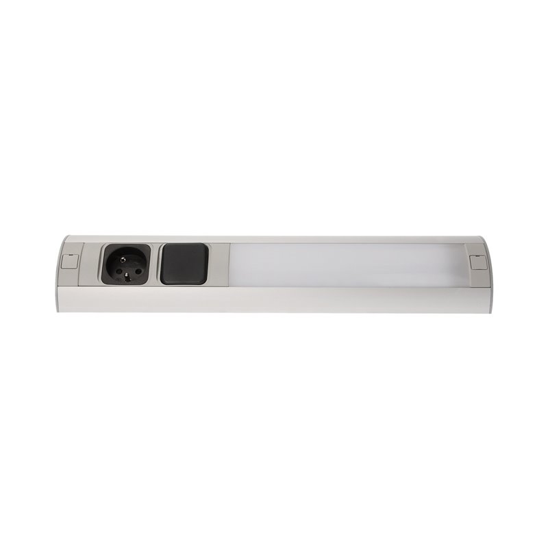 GNIAZDO MEBLOWE Z OŚWIETLENIEM LED 1X2P+Z ORNO GNIAZDO MEBLOWE Z OŚWIETLENIEM LED 1X2P+Z ORNO