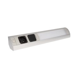GNIAZDO MEBLOWE Z OŚWIETLENIEM LED 1X2P+Z ORNO GNIAZDO MEBLOWE Z OŚWIETLENIEM LED 1X2P+Z ORNO