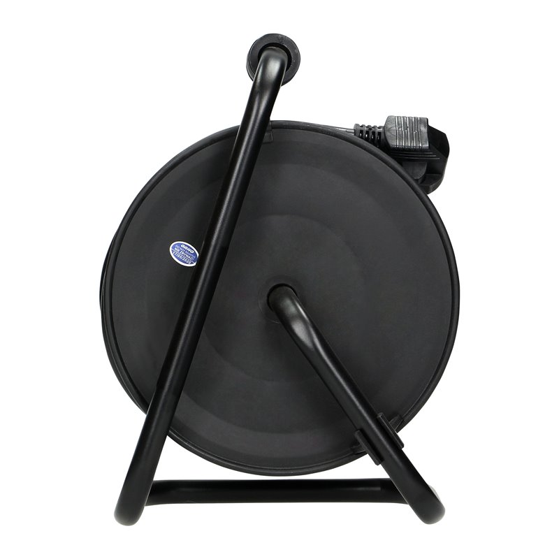 PRZEDŁUŻACZ BĘBNOWY MINI, 4 GNIAZDA 2P+Z (SCHUKO), METALOWY STOJAK, POLWINIT H05VV-F 3X1MM2 - 15M ORNO PRZEDŁUŻACZ BĘBNOWY MINI, 4 GNIAZDA 2P+Z (SCHUKO), METALOWY STOJAK, POLWINIT H05VV-F 3X1MM2 - 15M ORNO