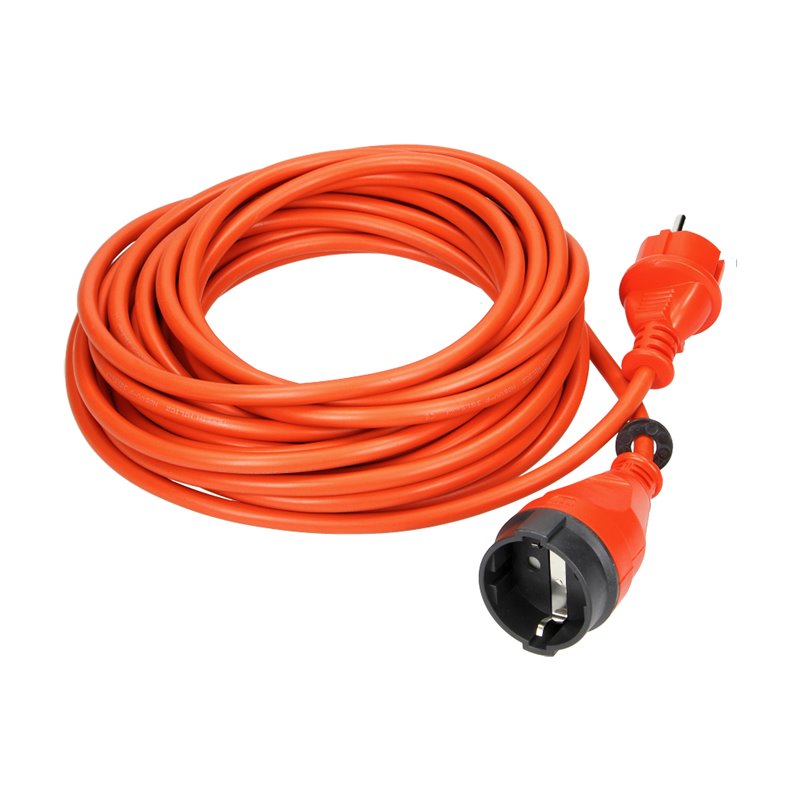 PRZEDŁUŻACZ OGRODOWY POMARAŃCZOWY ZALEWANY, 1X2P+Z (SCHUKO) 10M, H05VV-F 3X1,5MM2, 230VAC/16A, PRODUKT POLSKI ORNO PRZEDŁUŻACZ OGRODOWY POMARAŃCZOWY ZALEWANY, 1X2P+Z (SCHUKO) 10M, H05VV-F 3X1,5MM2, 230VAC/16A, PRODUKT POLSKI ORNO