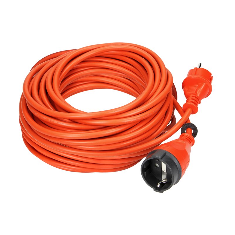PRZEDŁUŻACZ OGRODOWY POMARAŃCZOWY ZALEWANY, 1X2P+Z (SCHUKO) 25M, H05VV-F 3X1,5MM2, 230VAC/16A , PRODUKT POLSKI ORNO PRZEDŁUŻACZ OGRODOWY POMARAŃCZOWY ZALEWANY, 1X2P+Z (SCHUKO) 25M, H05VV-F 3X1,5MM2, 230VAC/16A , PRODUKT POLSKI ORNO