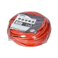 PRZEDŁUŻACZ OGRODOWY POMARAŃCZOWY ZALEWANY, 1X2P+Z (SCHUKO) 25M, H05VV-F 3X1,5MM2, 230VAC/16A , PRODUKT POLSKI ORNO PRZEDŁUŻACZ OGRODOWY POMARAŃCZOWY ZALEWANY, 1X2P+Z (SCHUKO) 25M, H05VV-F 3X1,5MM2, 230VAC/16A , PRODUKT POLSKI ORNO