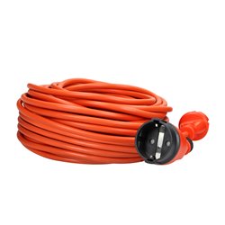 PRZEDŁUŻACZ OGRODOWY POMARAŃCZOWY ZALEWANY, 1X2P+Z (SCHUKO) 25M, H05VV-F 3X1,5MM2, 230VAC/16A , PRODUKT POLSKI ORNO PRZEDŁUŻACZ OGRODOWY POMARAŃCZOWY ZALEWANY, 1X2P+Z (SCHUKO) 25M, H05VV-F 3X1,5MM2, 230VAC/16A , PRODUKT POLSKI ORNO