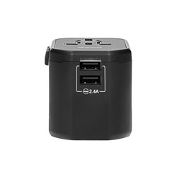 GOWORLD USB UNIWERSALNY ADAPTER PODRÓŻNY DO PONAD 200 KRAJÓW ŚWIATA, 100-240V, 8A, 2 X USB, 5V 2,4A INTELIGENTNA IDENTYFIKACJA O GOWORLD USB UNIWERSALNY ADAPTER PODRÓŻNY DO PONAD 200 KRAJÓW ŚWIATA, 100-240V, 8A, 2 X USB, 5V 2,4A INTELIGENTNA IDENTYFIKACJA O