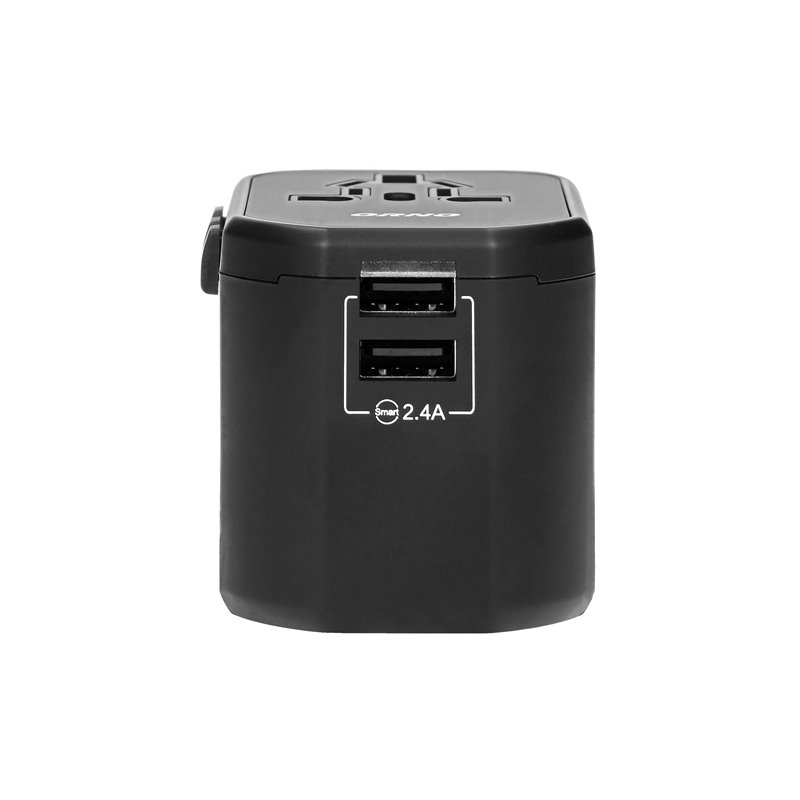 GOWORLD USB UNIWERSALNY ADAPTER PODRÓŻNY DO PONAD 200 KRAJÓW ŚWIATA, 100-240V, 8A, 2 X USB, 5V 2,4A INTELIGENTNA IDENTYFIKACJA O GOWORLD USB UNIWERSALNY ADAPTER PODRÓŻNY DO PONAD 200 KRAJÓW ŚWIATA, 100-240V, 8A, 2 X USB, 5V 2,4A INTELIGENTNA IDENTYFIKACJA O