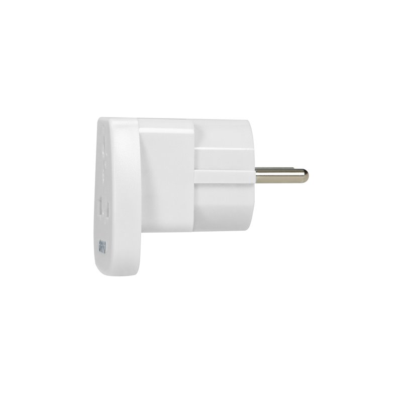 ADAPTER PODRÓŻNY - WORLD TO EU, 230V/10A, BIAŁY ORNO ADAPTER PODRÓŻNY - WORLD TO EU, 230V/10A, BIAŁY ORNO