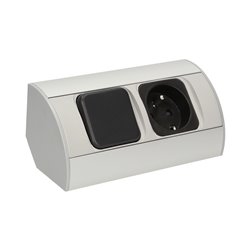 ZESTAW OPRAW MEBLOWYCH LED Z WYŁĄCZNIKIEM I GNIAZDEM 1X2P+Z ORNO