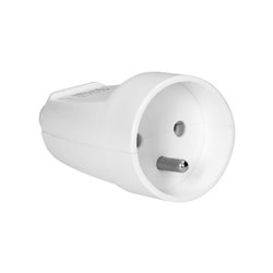 GNIAZDO PRZENOŚNE POJEDYNCZE ROZBIERALNE, 16A, 250V, 2P+Z, BIAŁE ORNO GNIAZDO PRZENOŚNE POJEDYNCZE ROZBIERALNE, 16A, 250V, 2P+Z, BIAŁE ORNO