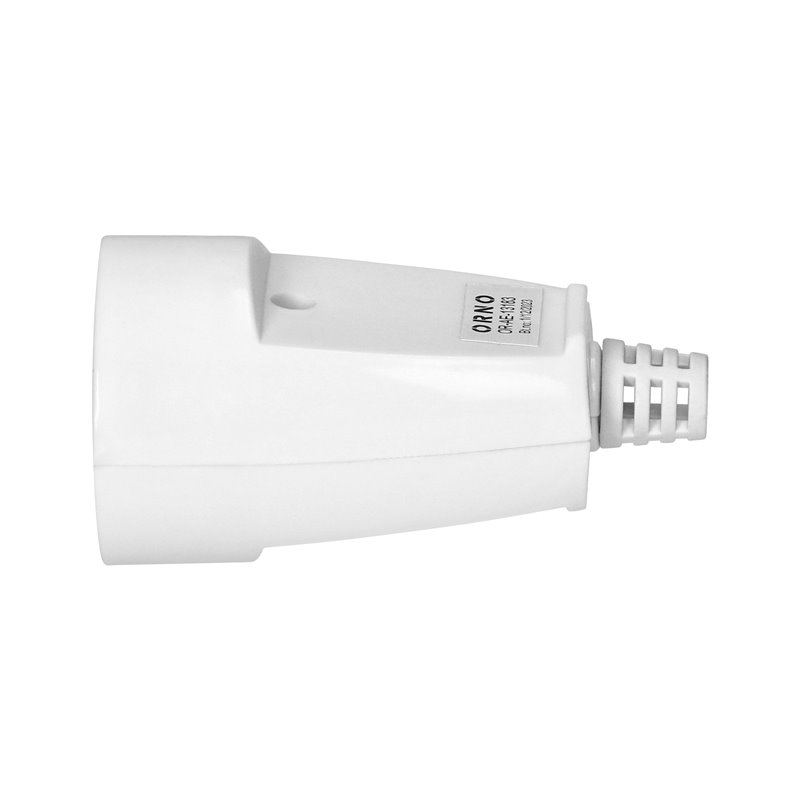 GNIAZDO PRZENOŚNE POJEDYNCZE ROZBIERALNE, 16A, 250V, 2P+Z, BIAŁE ORNO GNIAZDO PRZENOŚNE POJEDYNCZE ROZBIERALNE, 16A, 250V, 2P+Z, BIAŁE ORNO
