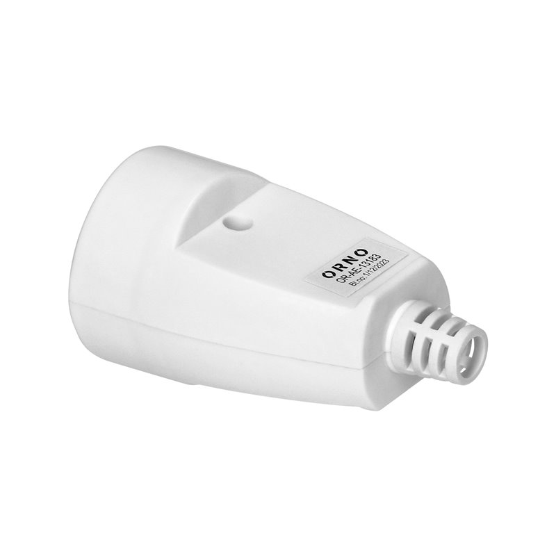 GNIAZDO PRZENOŚNE POJEDYNCZE ROZBIERALNE, 16A, 250V, 2P+Z, BIAŁE ORNO GNIAZDO PRZENOŚNE POJEDYNCZE ROZBIERALNE, 16A, 250V, 2P+Z, BIAŁE ORNO