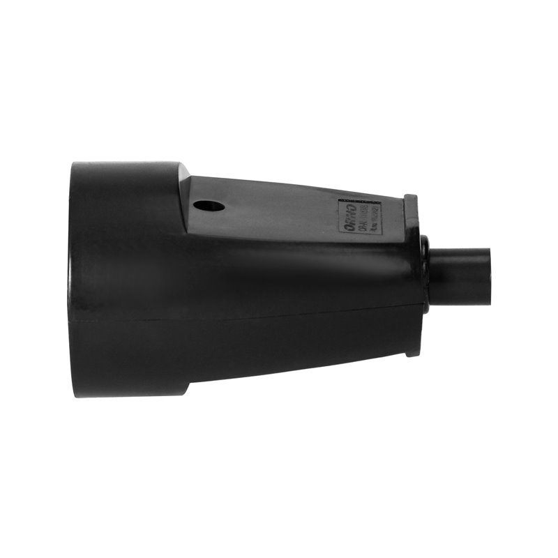 GNIAZDO PRZENOŚNE POJEDYNCZE ROZBIERALNE, 16A, 250V, 2P+Z, CZARNE ORNO GNIAZDO PRZENOŚNE POJEDYNCZE ROZBIERALNE, 16A, 250V, 2P+Z, CZARNE ORNO