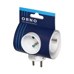 ROZGAŁĘŹNIK 3X2P+Z, BIAŁY ORNO ROZGAŁĘŹNIK 3X2P+Z, BIAŁY ORNO