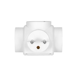 ROZGAŁĘŹNIK 3X2P+Z, BIAŁY ORNO ROZGAŁĘŹNIK 3X2P+Z, BIAŁY ORNO