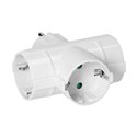 ROZGAŁĘŹNIK 3X2P+Z (SCHUKO), BIAŁY ORNO ROZGAŁĘŹNIK 3X2P+Z (SCHUKO), BIAŁY ORNO