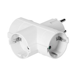 ROZGAŁĘŹNIK 3X2P+Z (SCHUKO), BIAŁY ORNO ROZGAŁĘŹNIK 3X2P+Z (SCHUKO), BIAŁY ORNO