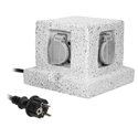 GNIAZDO OGRODOWE SŁUPEK, KABEL GUMOWY H07RN-F4X2P+Z, 3X1,5MM2, 3M ORNO GNIAZDO OGRODOWE SŁUPEK, KABEL GUMOWY H07RN-F4X2P+Z, 3X1,5MM2, 3M ORNO