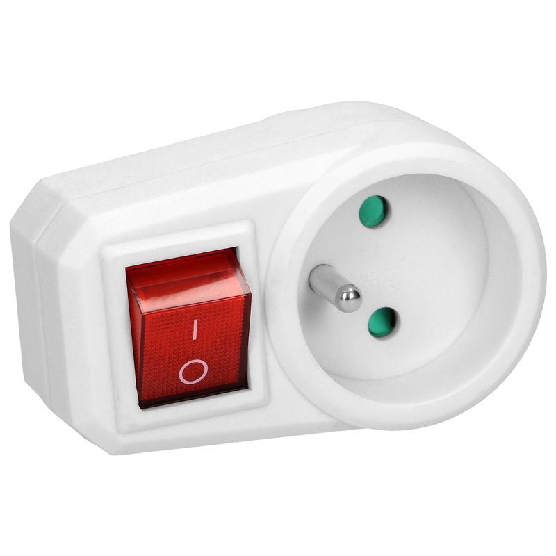 ADAPTER 2P-Z Z WŁĄCZNIKIEM ORNO ADAPTER 2P-Z Z WŁĄCZNIKIEM ORNO