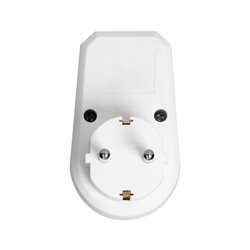ADAPTER 1X2P+Z (SCHUKO) Z WŁĄCZNIKIEM, BIAŁY ORNO ADAPTER 1X2P+Z (SCHUKO) Z WŁĄCZNIKIEM, BIAŁY ORNO