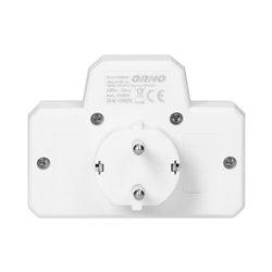 ROZGAŁĘŹNIK 1X2P+Z (SCHUKO), 2X2P/II Z WŁĄCZNIKIEM, BIAŁY ORNO ROZGAŁĘŹNIK 1X2P+Z (SCHUKO), 2X2P/II Z WŁĄCZNIKIEM, BIAŁY ORNO