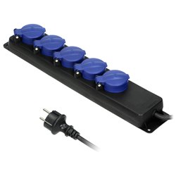 PRZEDŁUŻACZ WARSZTATOWY BRYZGOSZCZELNY IP44, 5 GNIAZDA 2P+Z IP44, PRZEWÓD GUMOWY, H05RR-F 3X1,5MM2, DŁUGOŚĆ 3M ORNO PRZEDŁUŻACZ WARSZTATOWY BRYZGOSZCZELNY IP44, 5 GNIAZDA 2P+Z IP44, PRZEWÓD GUMOWY, H05RR-F 3X1,5MM2, DŁUGOŚĆ 3M ORNO