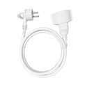 PRZEDŁUŻACZ DOMOWY JEDNOGNIAZDOWY, 1X2P+Z (SCHUKO) 3M,KABEL PVC H05VV-F 3X1,5MM2, 230VAC/16A ORNO