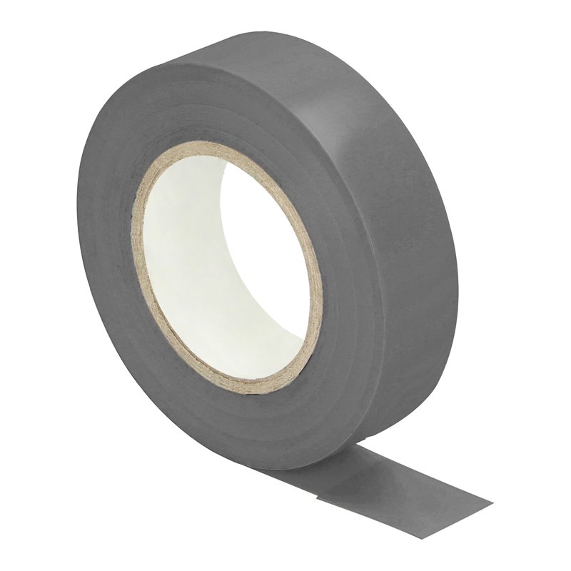TAŚMA IZOLACYJNA SZARA, UNIEPALNIONA, SZEROKOŚĆ 19MM, GRUBOŚĆ 0,13MM, DŁUGOŚĆ 20M ORNO
