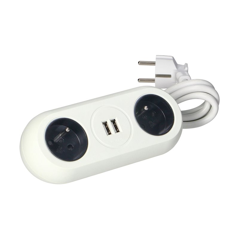 GNIAZDO MEBLOWE Z UCHWYTEM MONTAŻOWYM, ŁADOWARKĄ USB, 2 GNIAZDA 2P+Z, 2XUSB, PRZEWÓD 3X1,0MM2 - 1,5M, BIAŁE ORNO GNIAZDO MEBLOWE Z UCHWYTEM MONTAŻOWYM, ŁADOWARKĄ USB, 2 GNIAZDA 2P+Z, 2XUSB, PRZEWÓD 3X1,0MM2 - 1,5M, BIAŁE ORNO