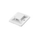 UCHWYT OPASKI KABLOWEJ, SAMOPRZYLEPNY, 20X20 MM, BIAŁY, 50 SZTUK ORNO