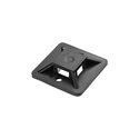 UCHWYT OPASKI KABLOWEJ, SAMOPRZYLEPNY, 20X20 MM, CZARNY, 10 SZTUK ORNO